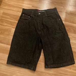South Pole “authentic collection” black denim men’s shorts sz 34